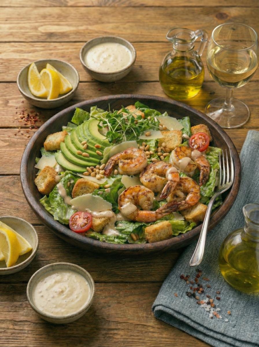 Цезарь с креветками